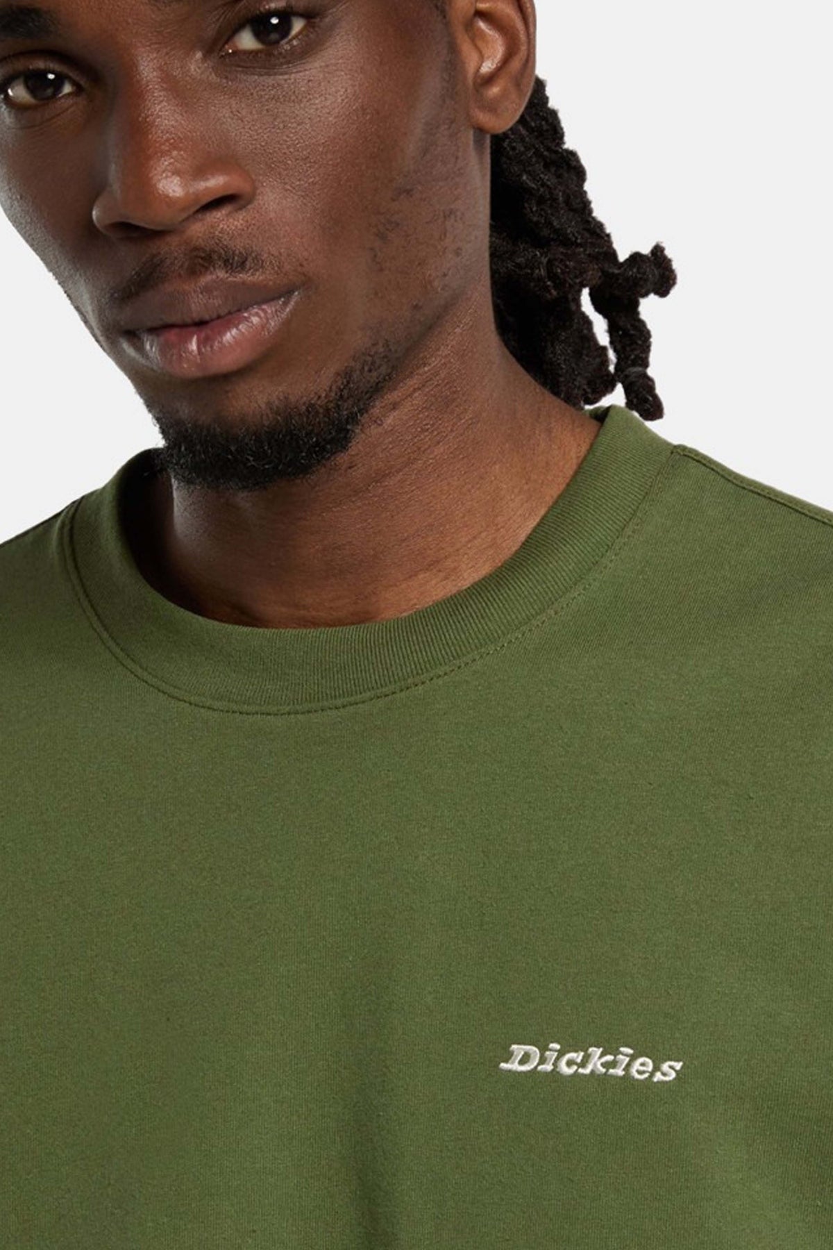 DICKIES LORETTO SS TEE en color VERDE (3)