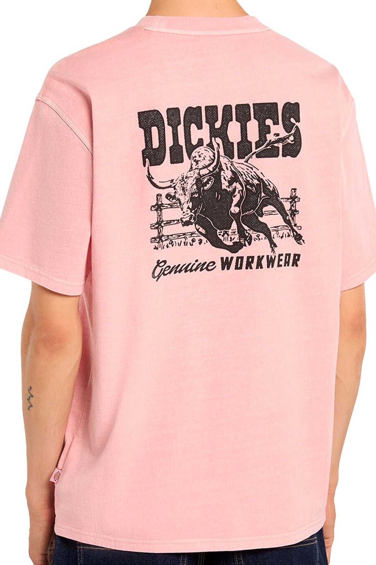 DICKIES BUCHTELL SS TEE en color ROSA (2)