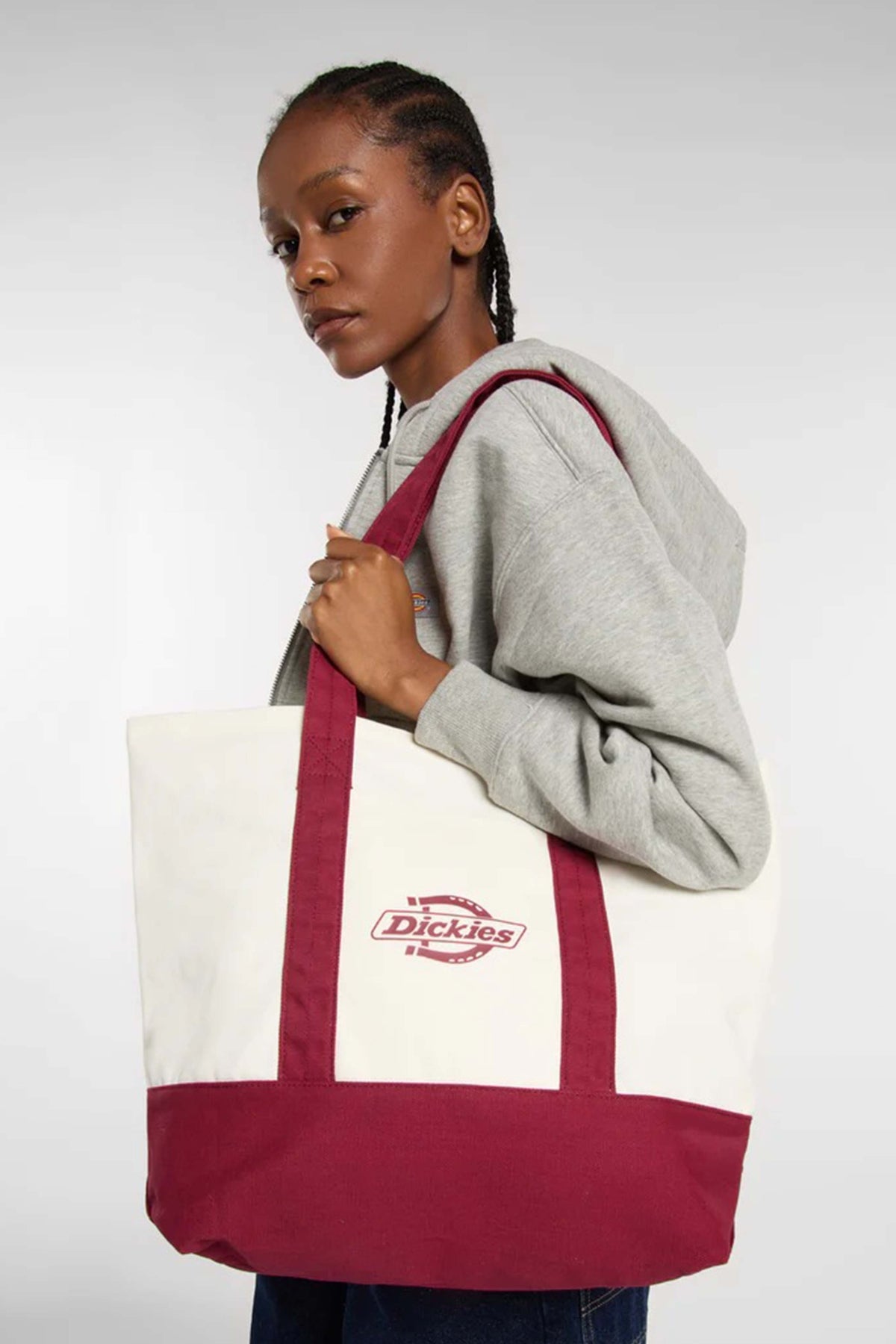 DICKIES CANVAS TOTE TIBET en color BLANCO (5)