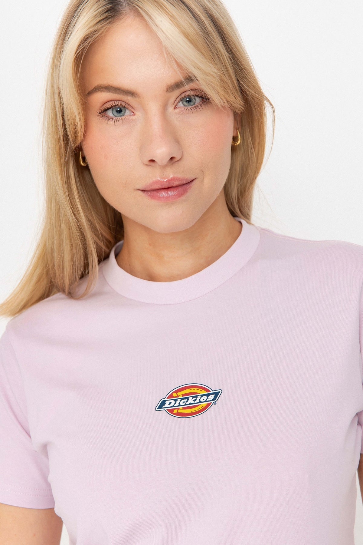 DICKIES MAPLE VALLEY REG TEE W en color ROSA (3)