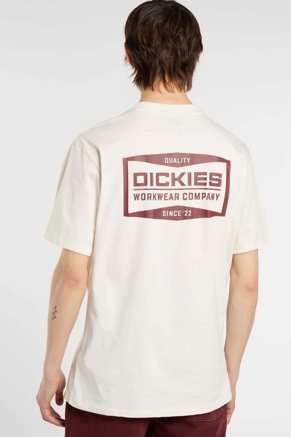 DICKIES BOLIVAR TEE SS en color BEIS (2)
