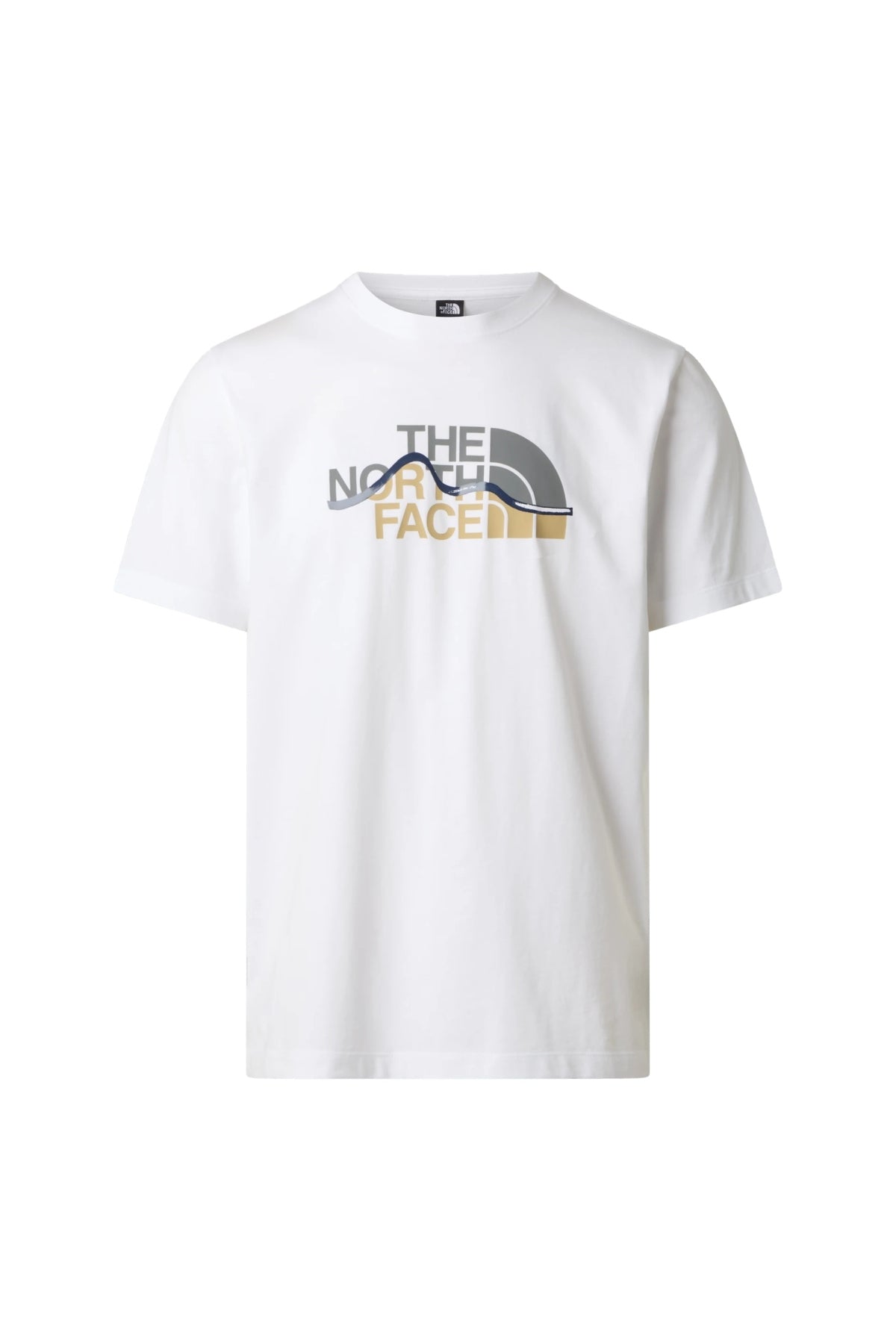 THE NORTH FACE CAMISETA M MOUNTAIN LI en color BLANCO (1)