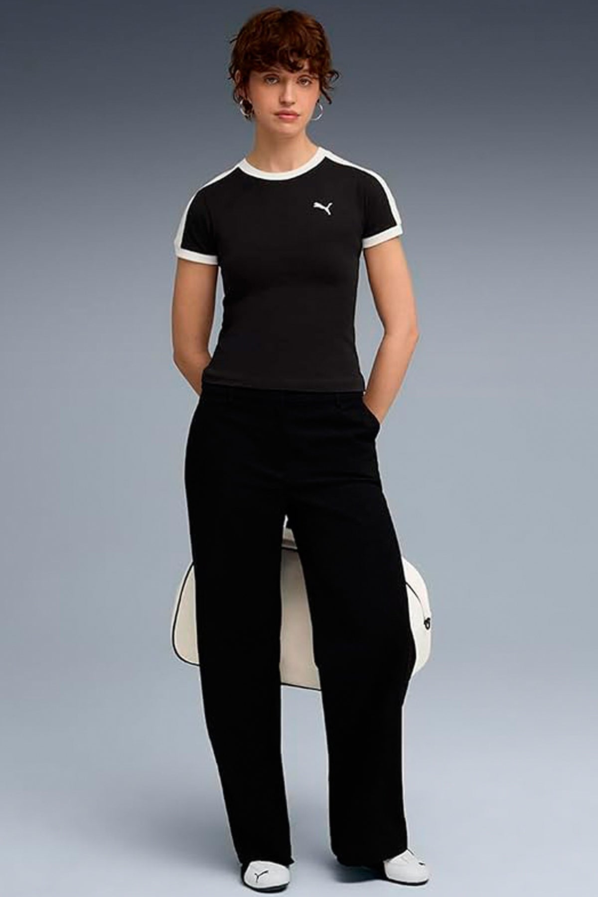 PUMA T7 ALWAYS ON SLIM TEE en color NEGRO (1)