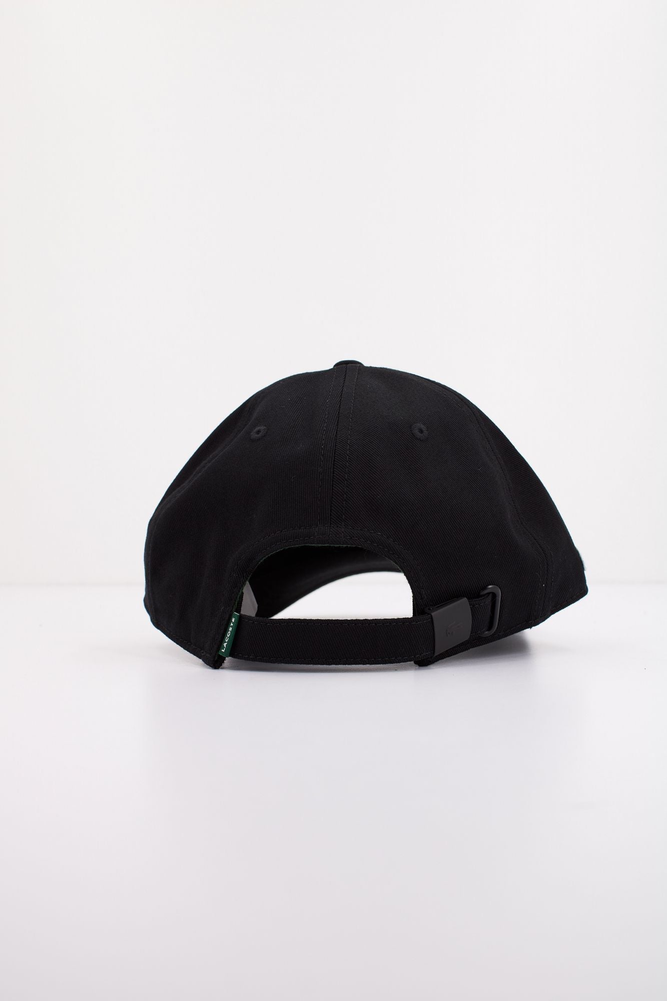 LACOSTE ORGANIC COTTON TWILL CAP en color NEGRO (3)