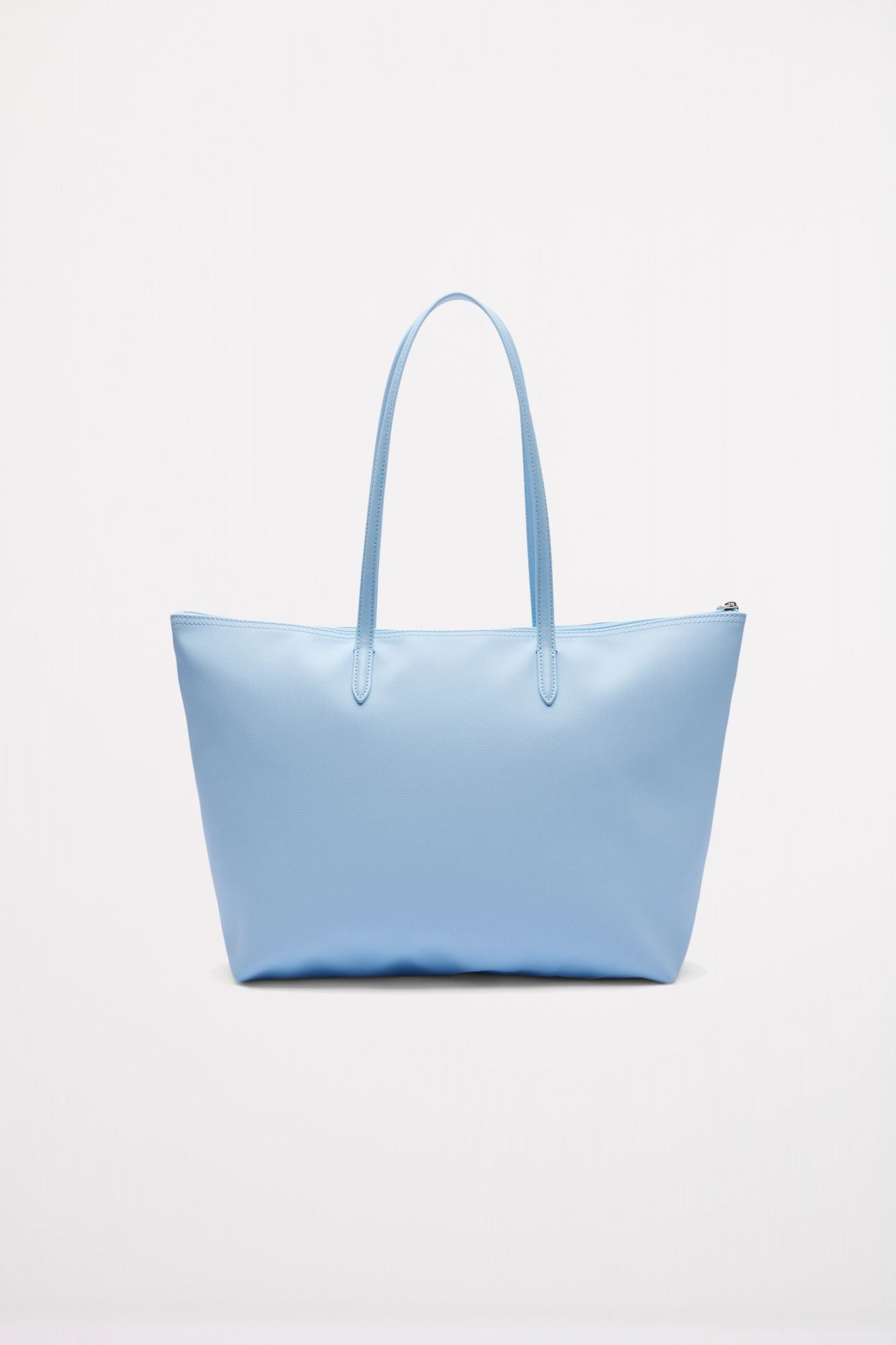 LACOSTE LARGE COATED CANVAS TOTE en color AZUL (2)