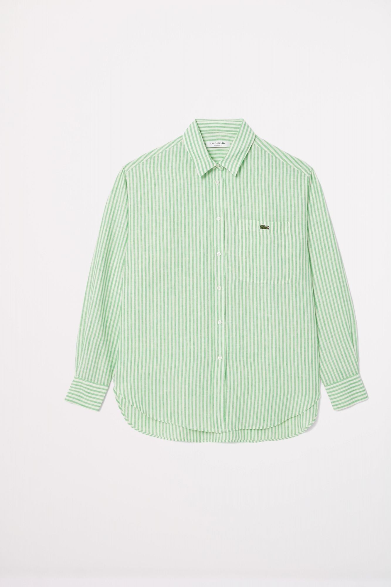 LACOSTE LONG SLEEVED SHIRT en color VERDE (1)