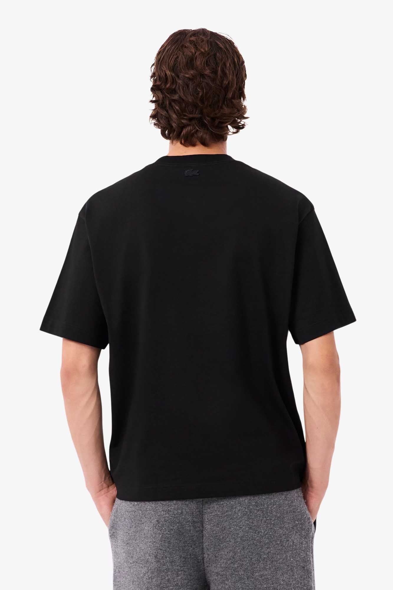 LACOSTE CLASSIC FIT T-SHIRT en color NEGRO (3)
