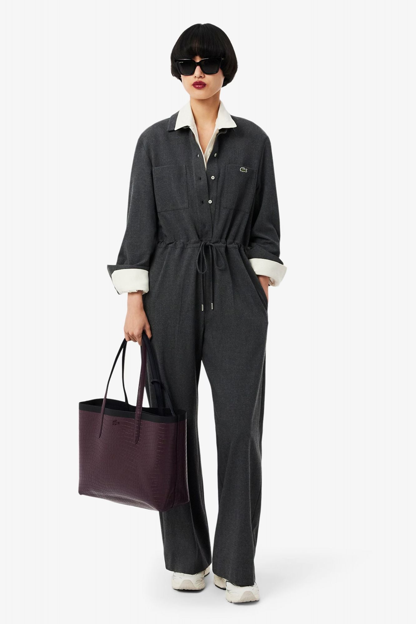 LACOSTE ANNA SEASONAL EMBOSSED CRO en color AZUL (4)