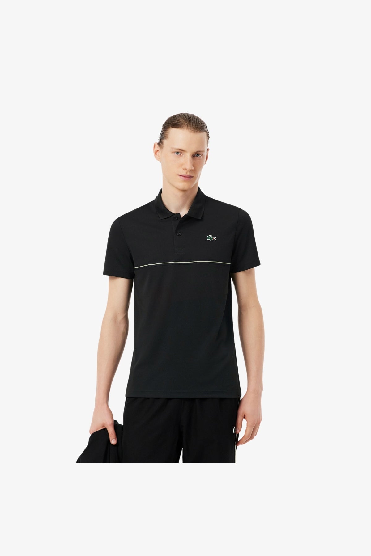 LACOSTE POLO en color NEGRO (3)