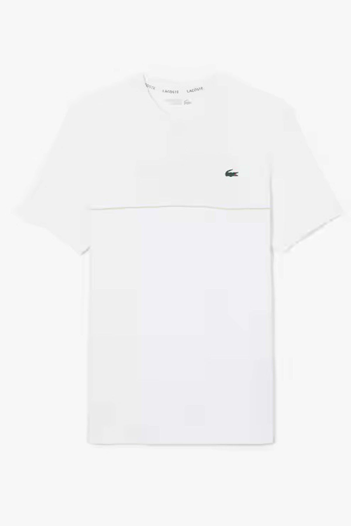 LACOSTE TEE SHIRT TURTLE NECK en color BLANCO (1)