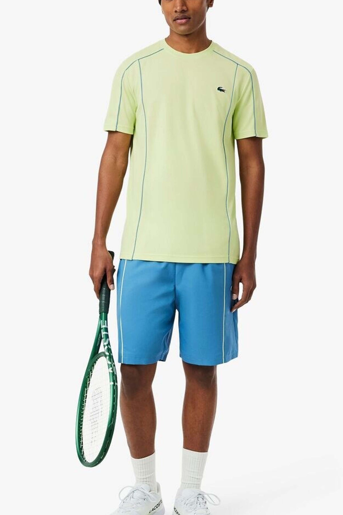 LACOSTE TEE SHIRT TURTLE NECK en color VERDE (1)