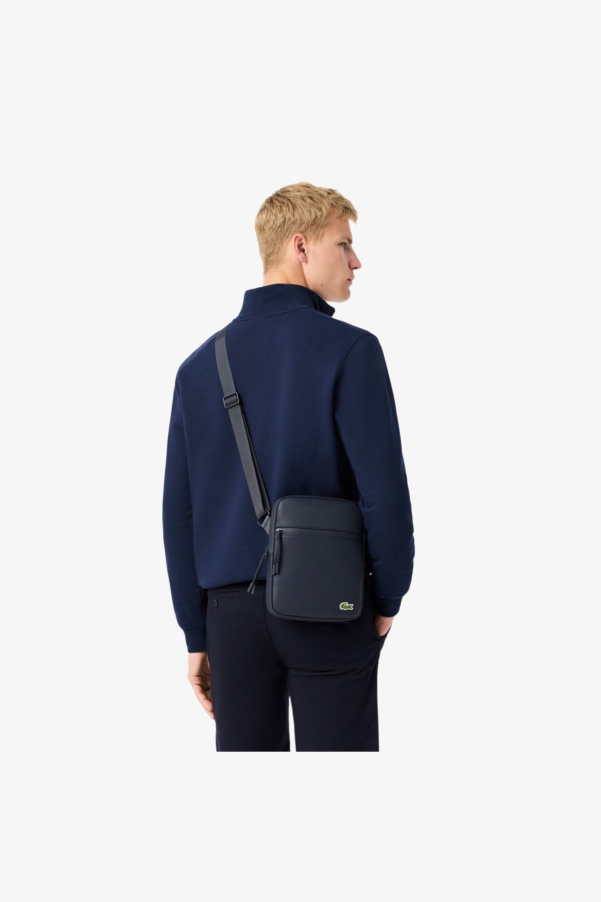 LACOSTE CROSSOVER BAG en color AZUL (5)