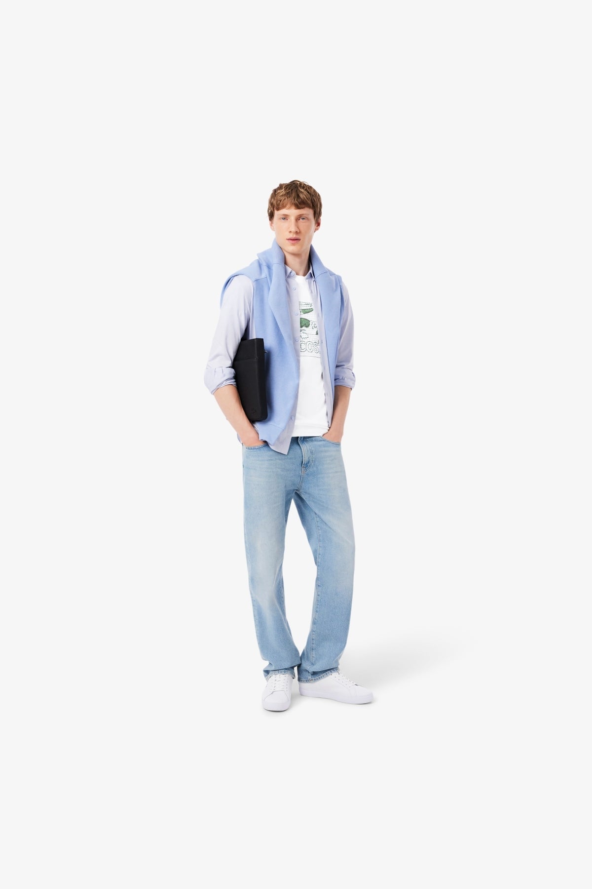 LACOSTE TEE en color BLANCO (4)