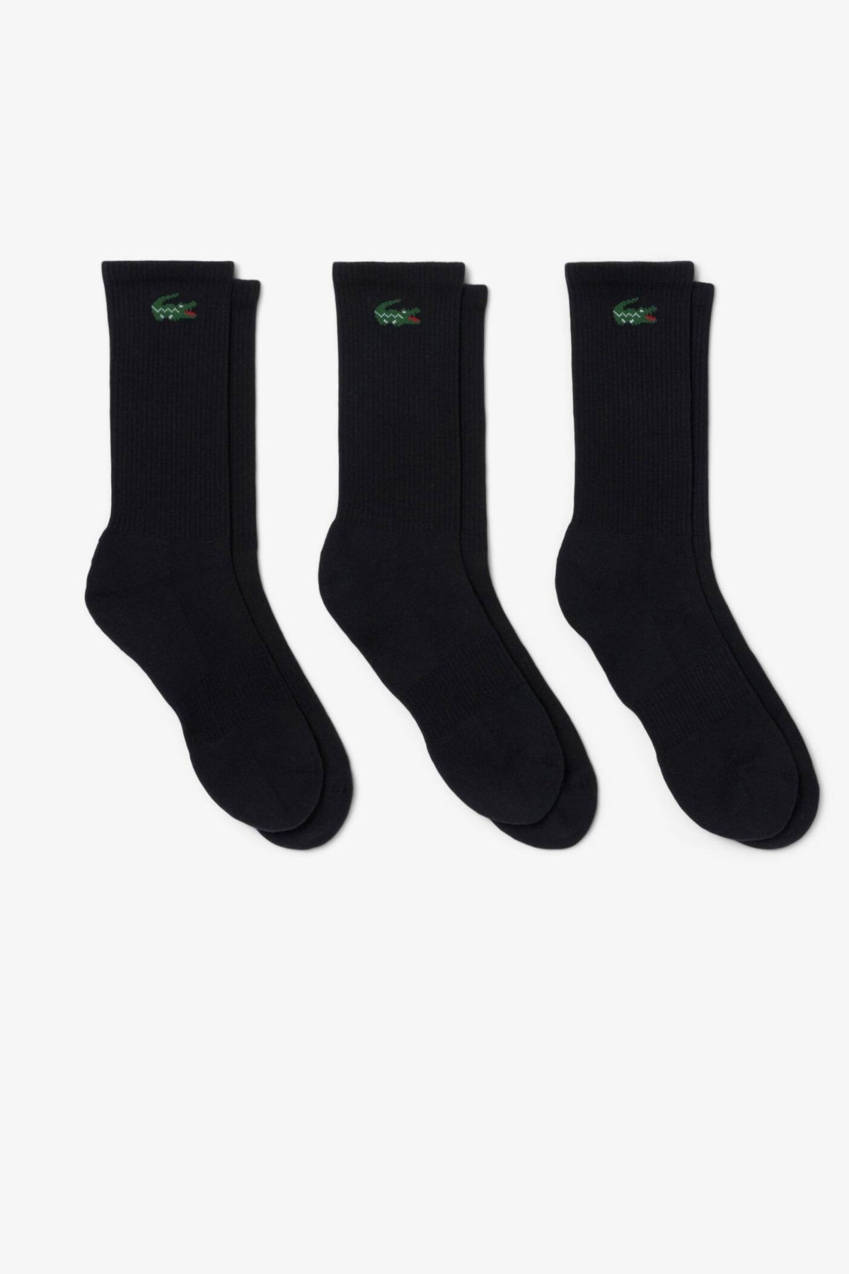 LACOSTE RA9246 CREW SOCKS en color NEGRO (1)