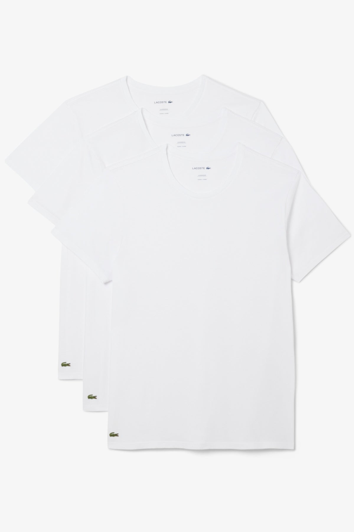 LACOSTE TH9010 UNDERWEAR TEE SHIRT en color BLANCO (3)