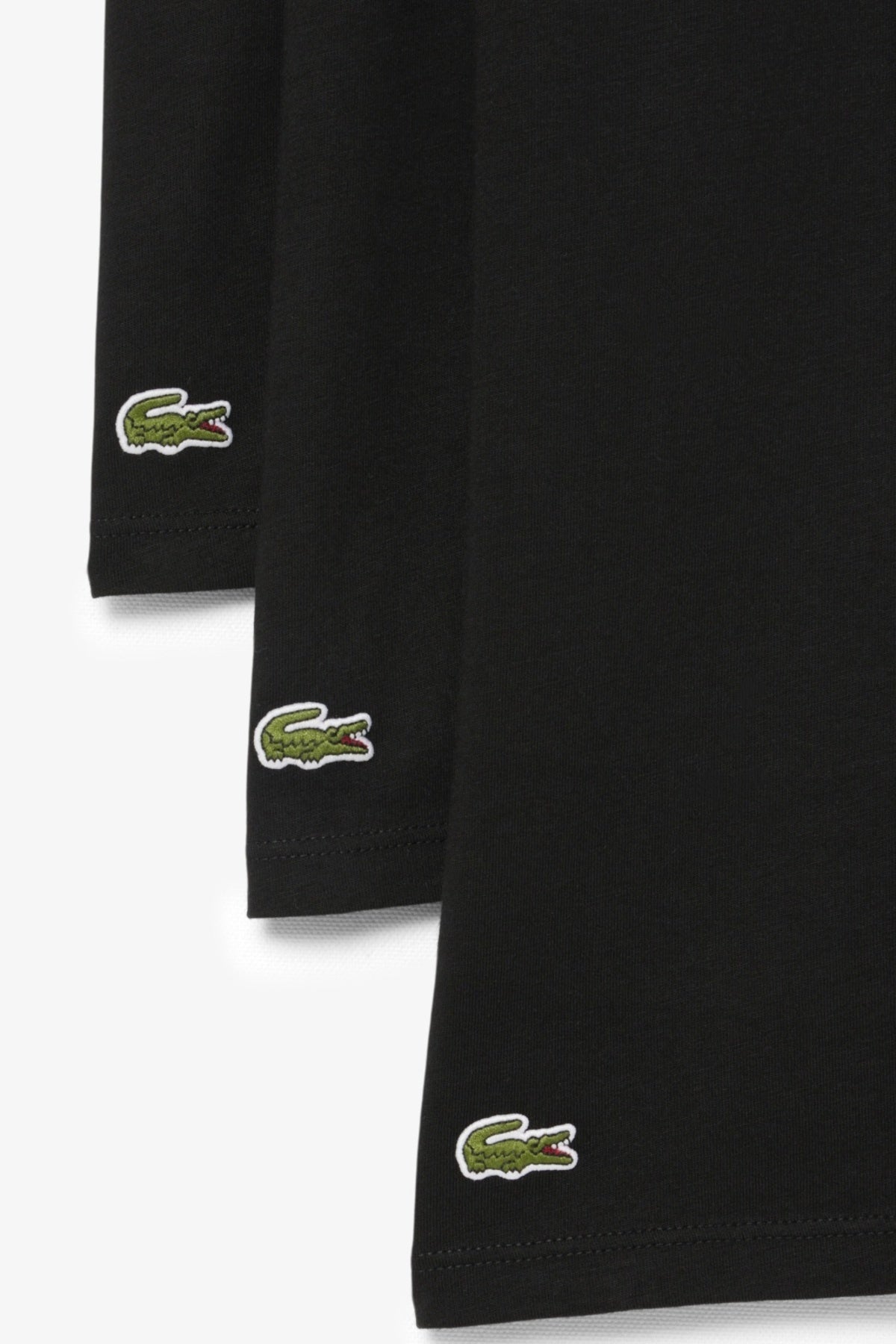 LACOSTE TH9010 UNDERWEAR TEE SHIRT en color NEGRO (4)