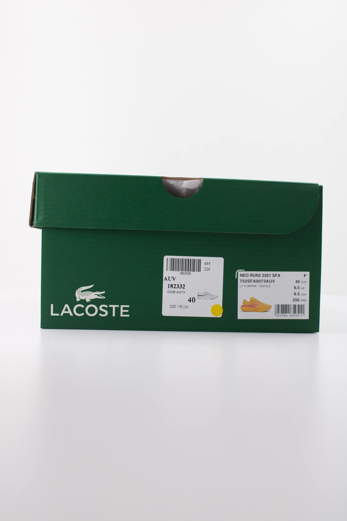 LACOSTE NEO RUN2 en color AMARILLO (6)