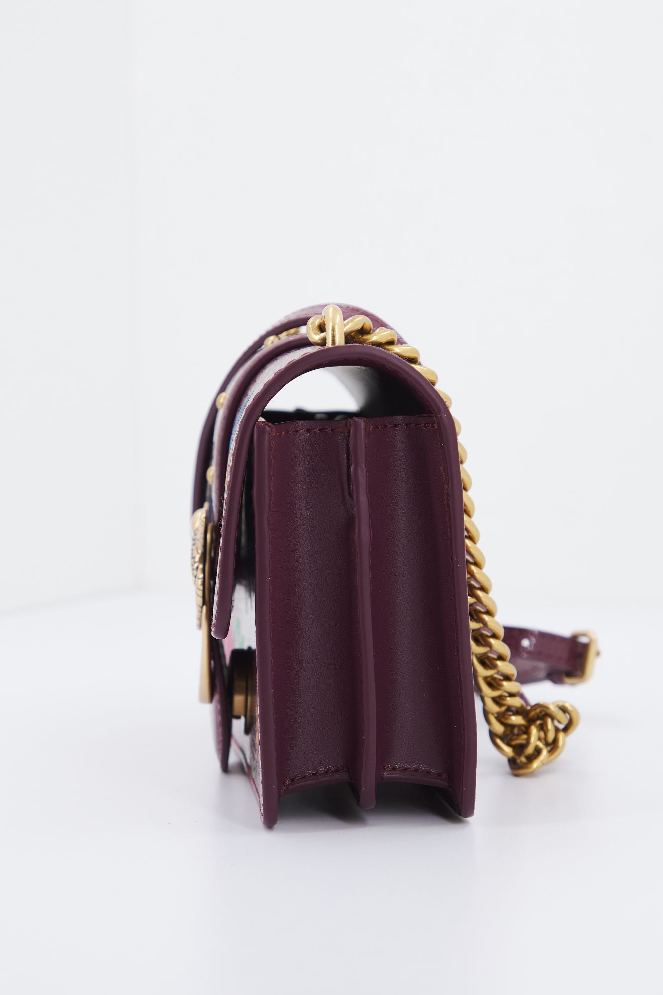 PINKO LOVE MINI ICON STREET en color BURDEOS (2)