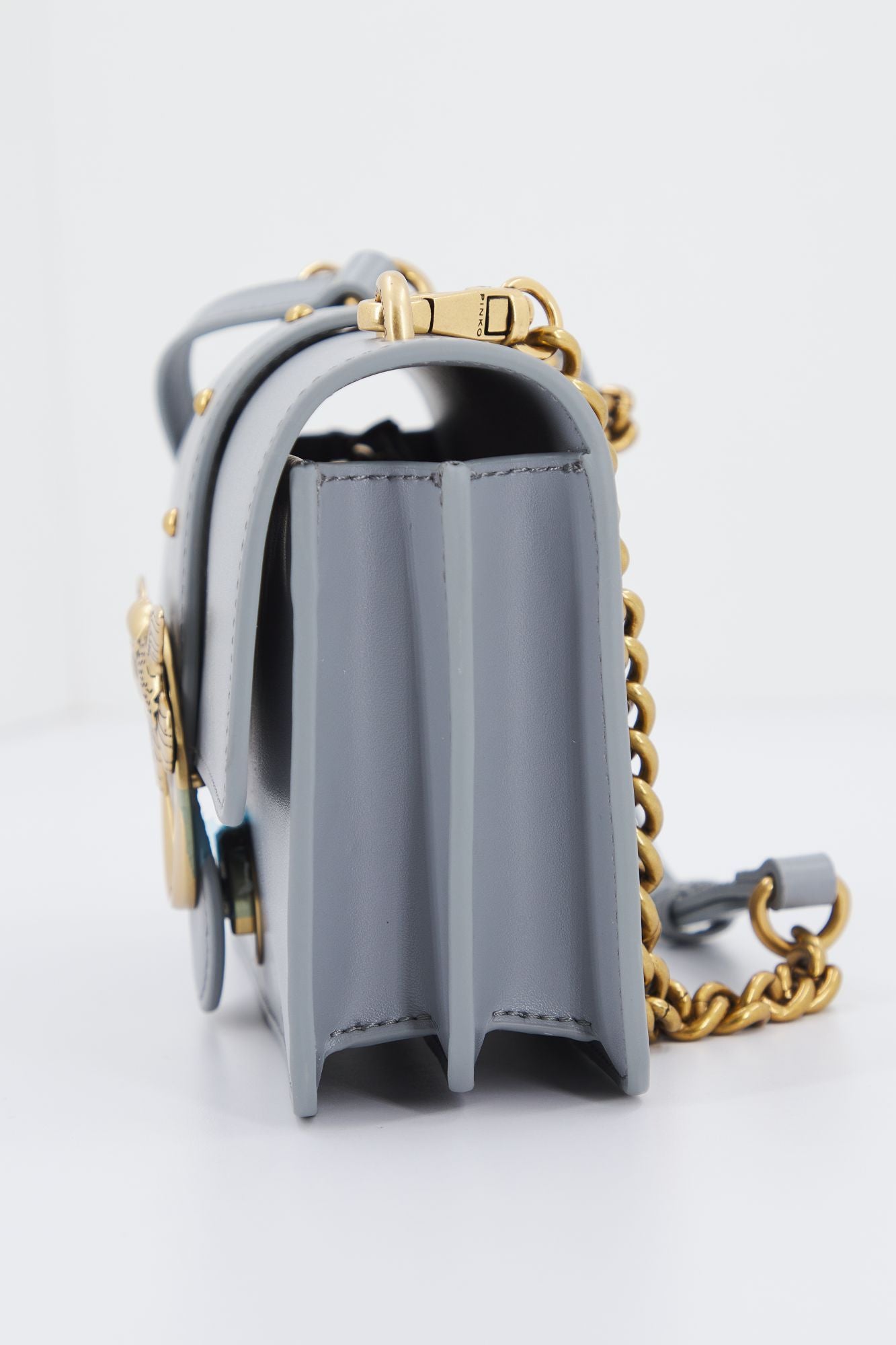 PINKO LOVE MINI ICON SIMPLY en color GRIS (2)