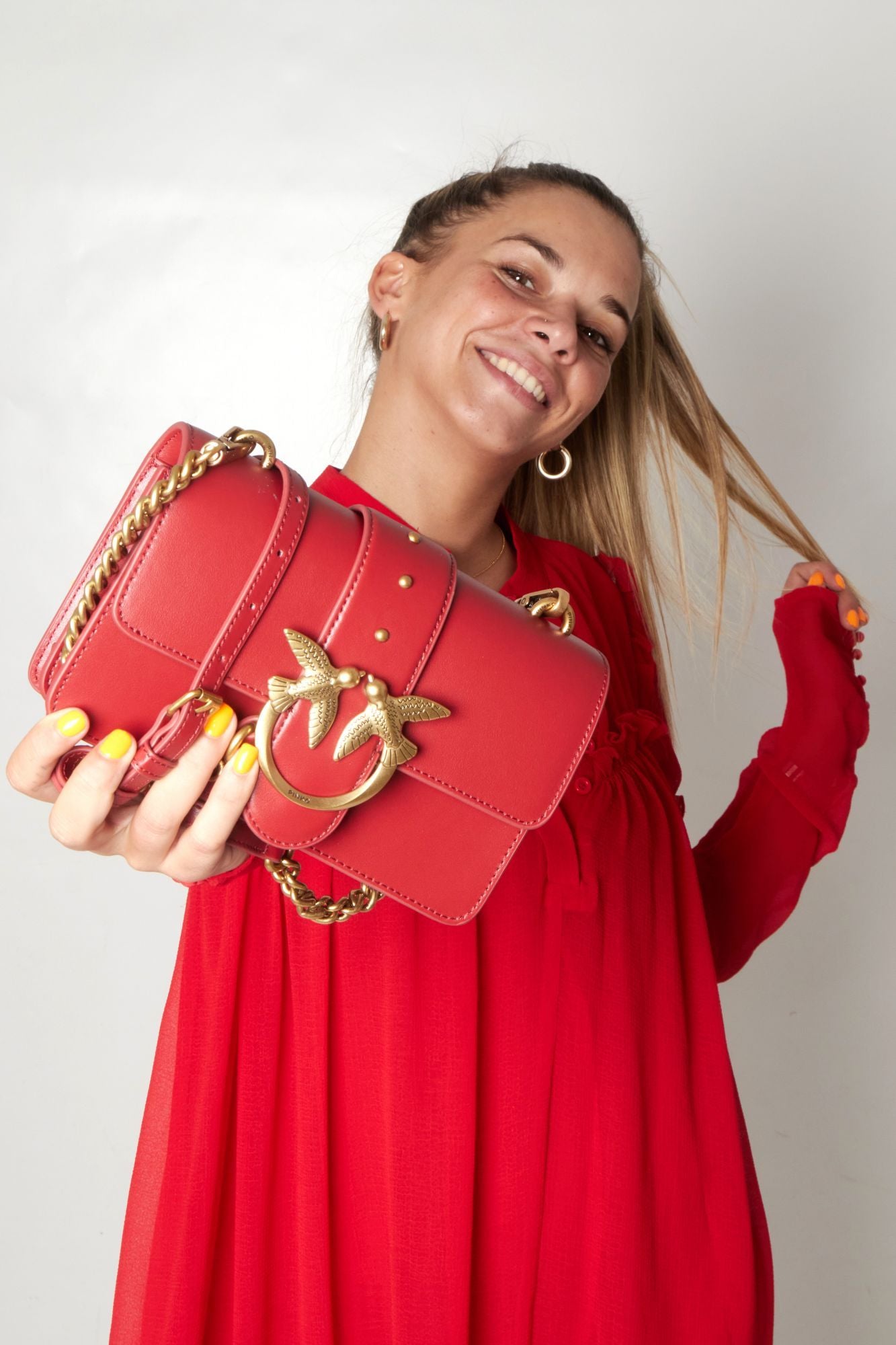 PINKO LOVE MINI ICON SIMPLY en color ROJO (1)