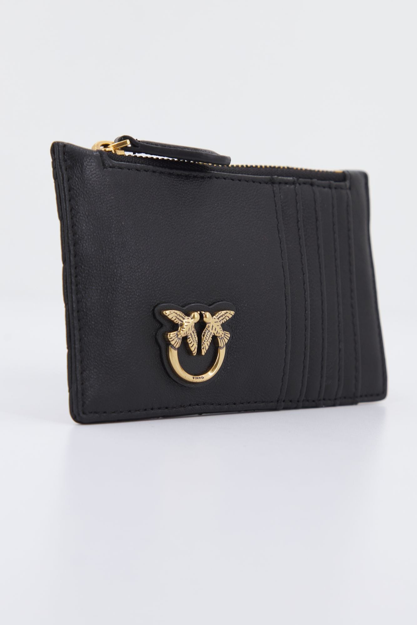 PINKO AIRONE CREDIT CARD en color NEGRO (2)
