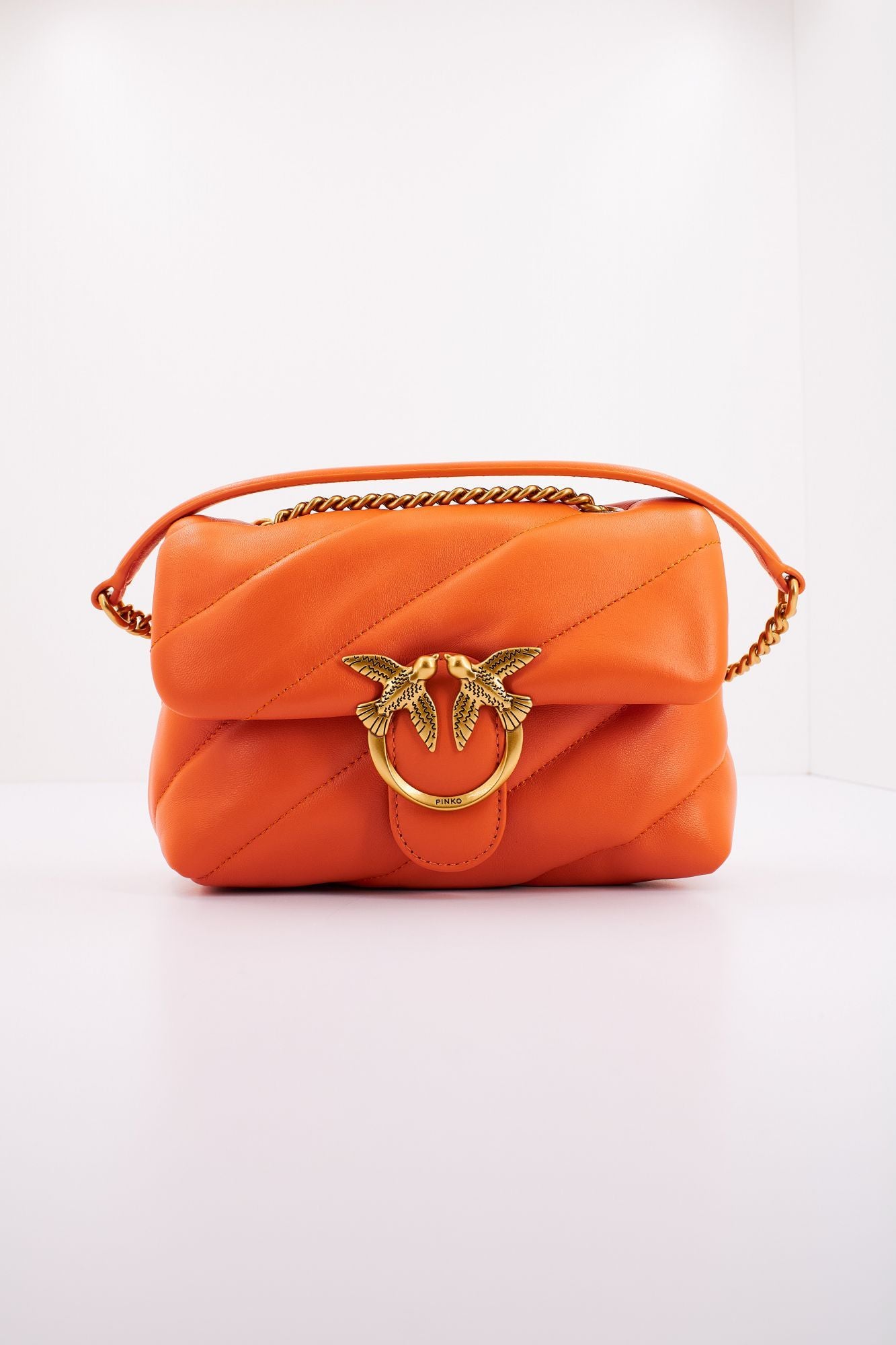PINKO LOVE MINI PUFF CL SHEEP en color NARANJA (1)