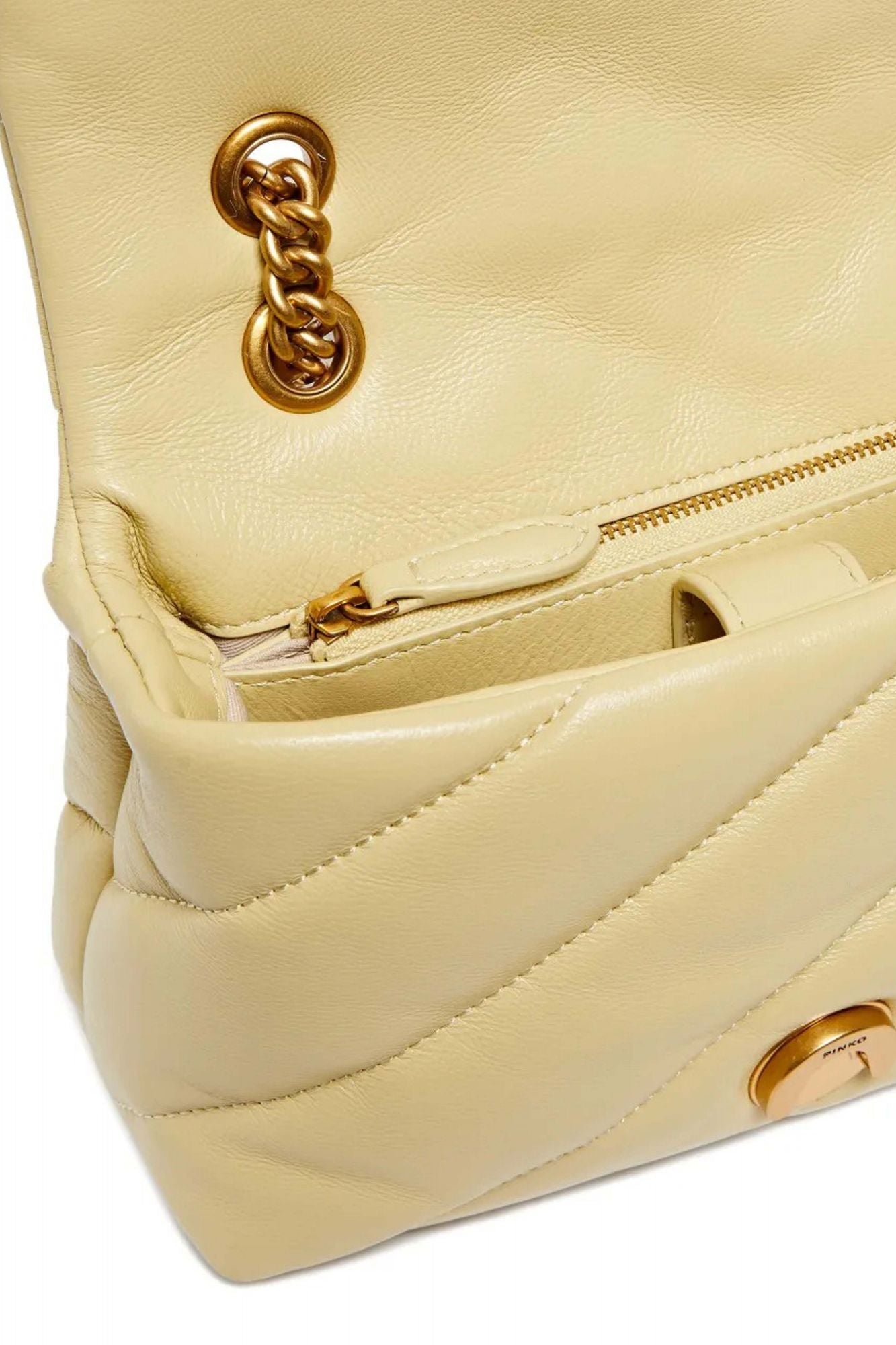 PINKO LOVE MINI PUFF CL SHEEP en color AMARILLO (4)