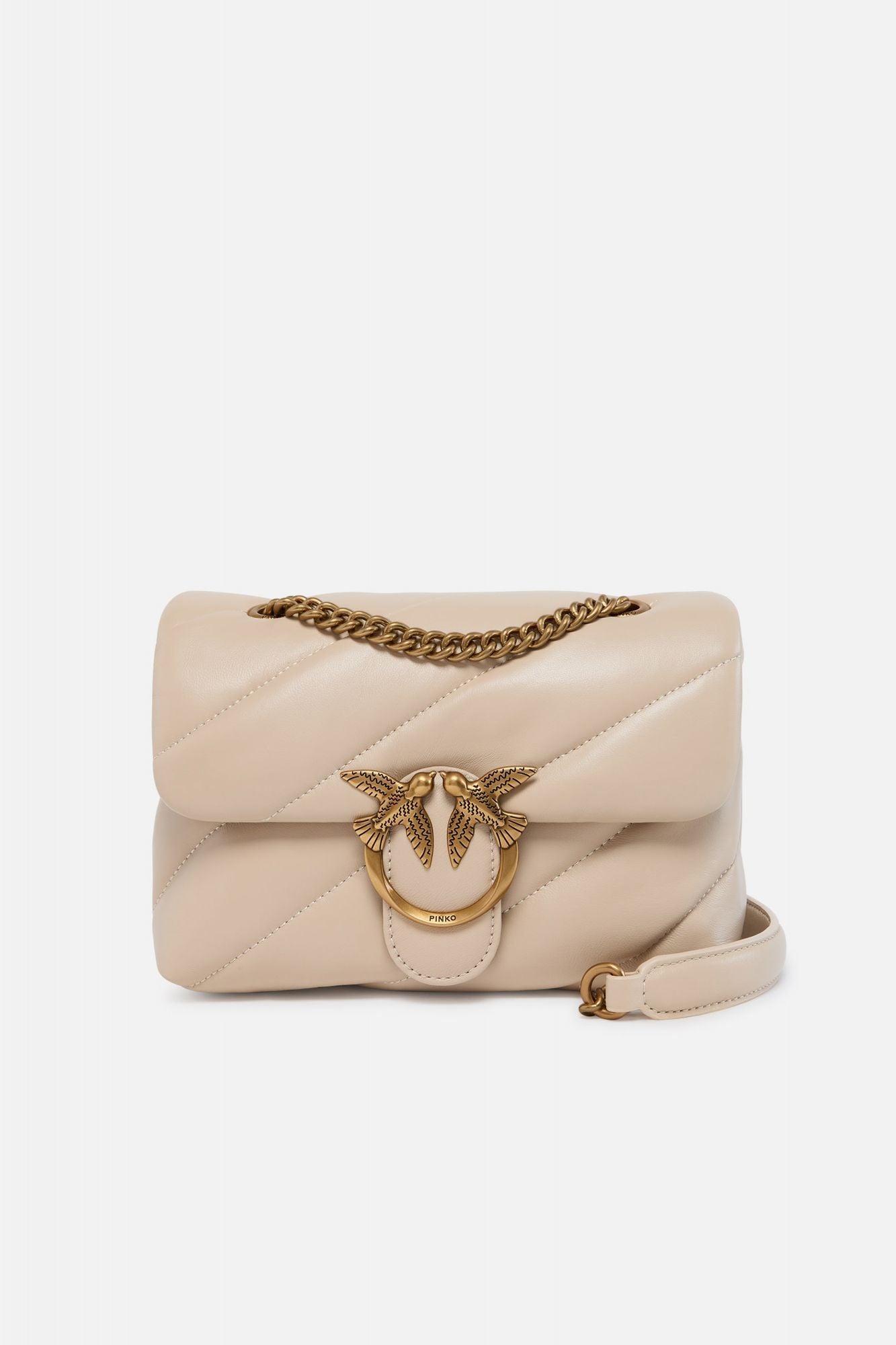PINKO LOVE MINI PUFF CL SHEEP en color BEIS (1)