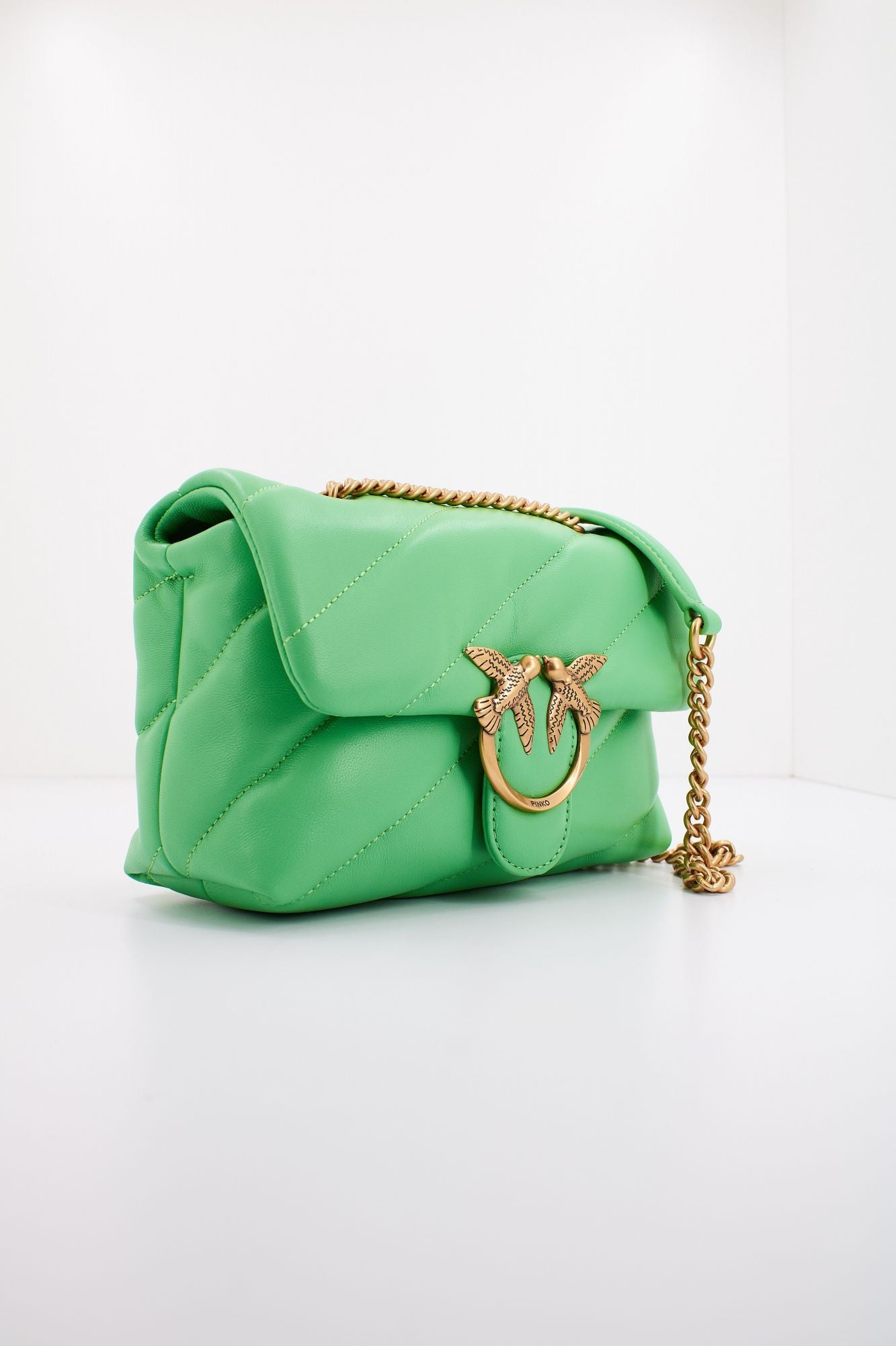 PINKO LOVE MINI PUFF CL SHEEP en color VERDE (2)