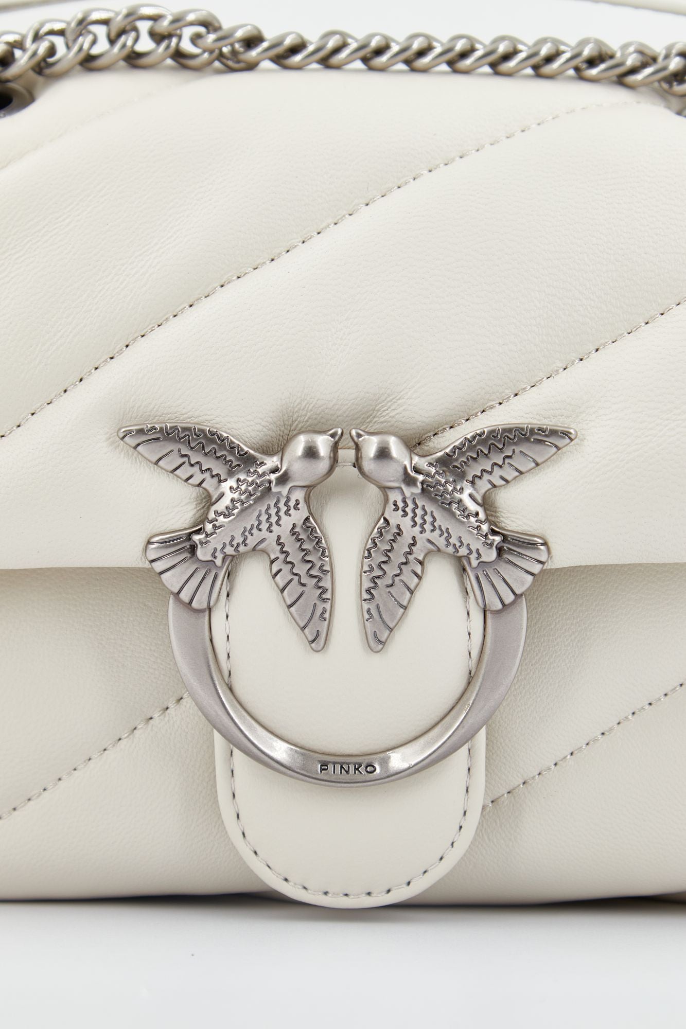 PINKO LOVE MINI PUFF CL SHEEP en color BLANCO (4)