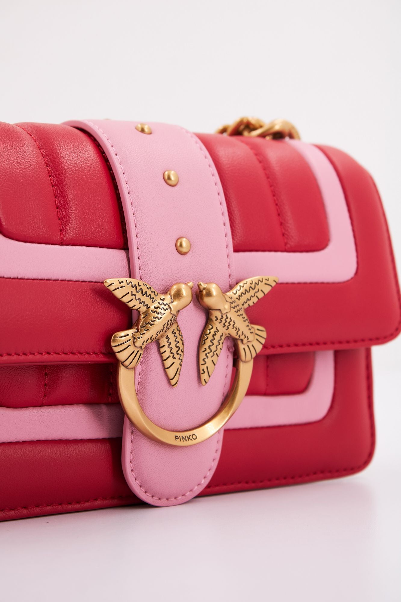 PINKO LOVE ONE MINI CL SINGLE en color ROJO (4)