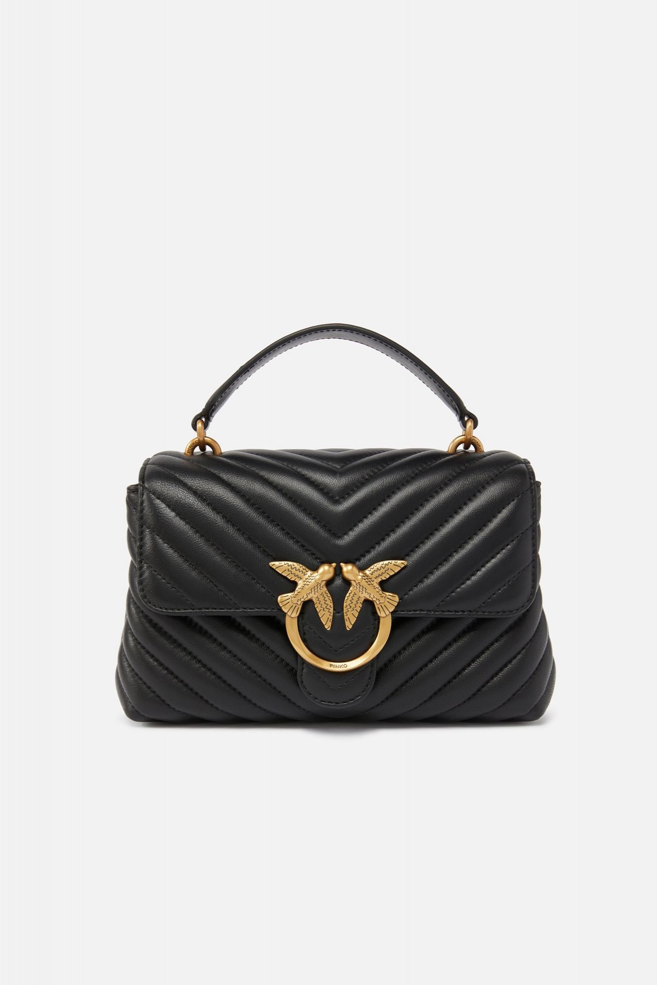 PINKO LOVE LADY PUFF MINI CL en color NEGRO (1)