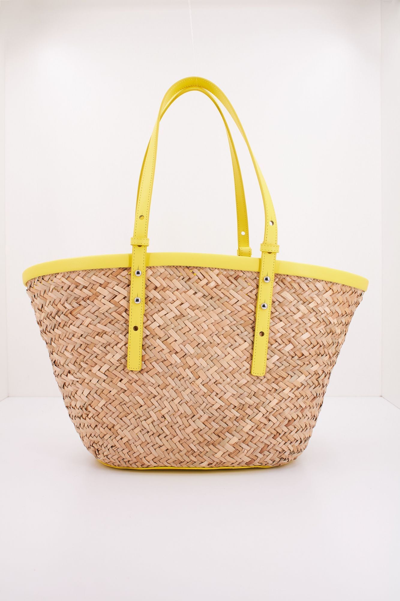 PINKO LOVE SUMMER BASKET en color AMARILLO (3)