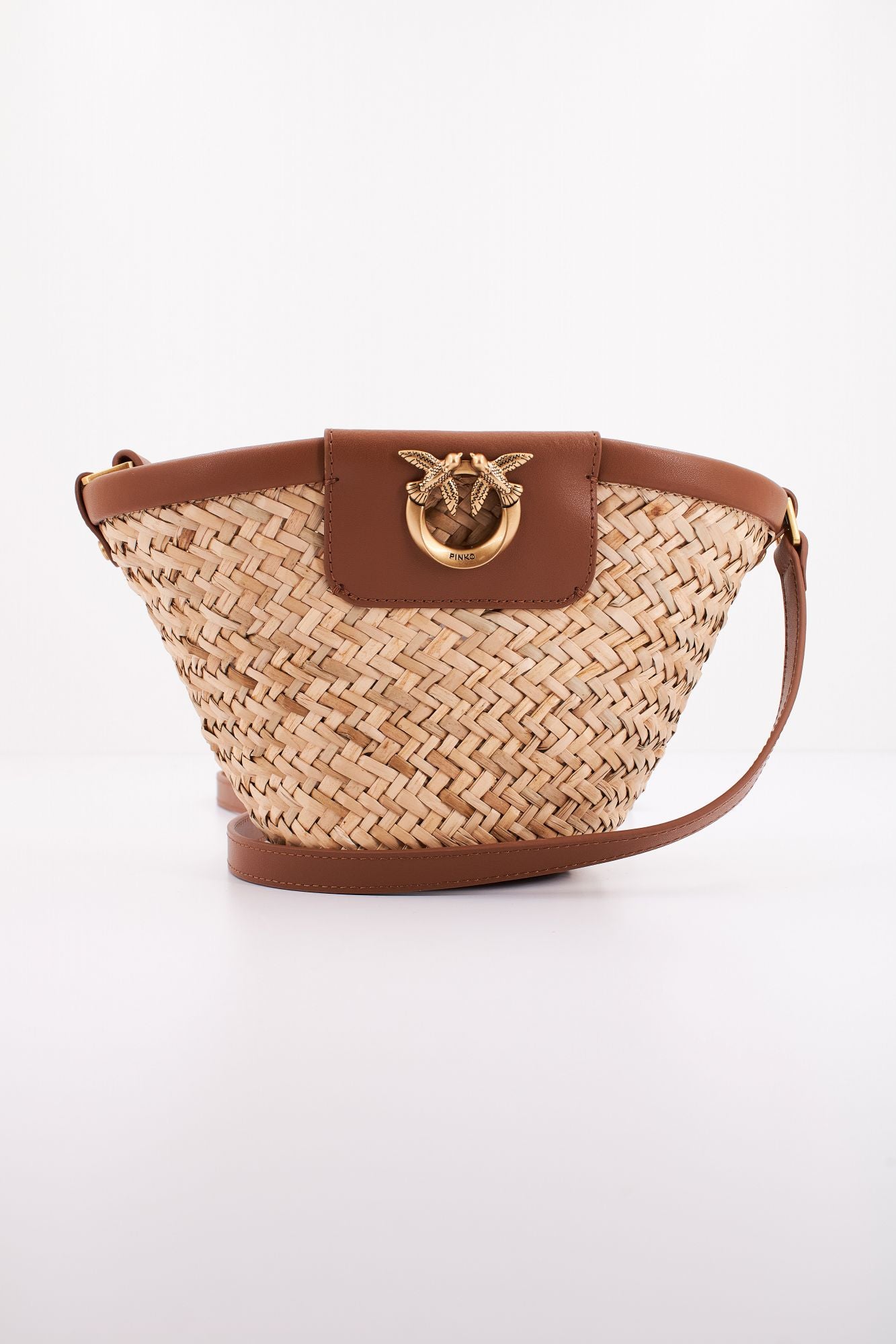 PINKO LOVE SUMMER BUCKET en color MARRON (1)