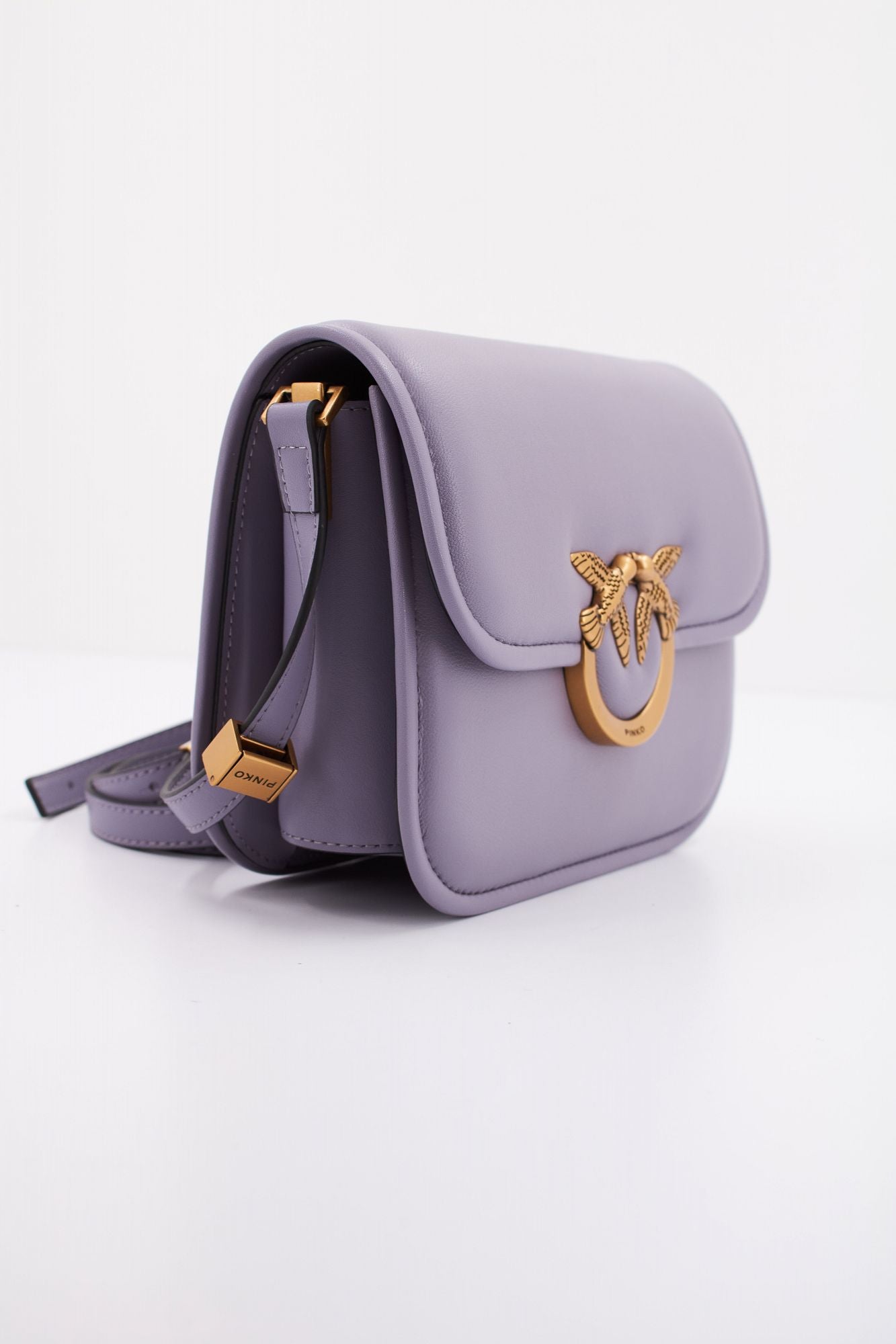 PINKO LOVE BOX BAG FL M en color VIOLETA (2)