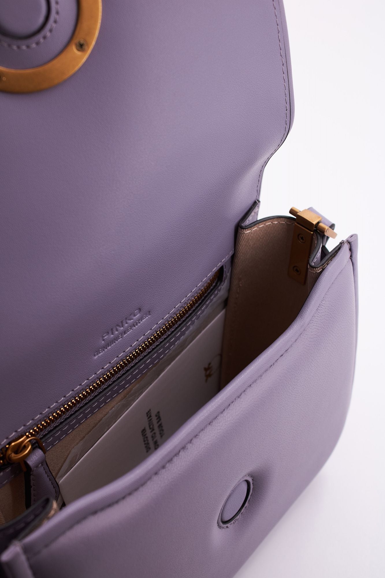 PINKO LOVE BOX BAG FL M en color VIOLETA (4)