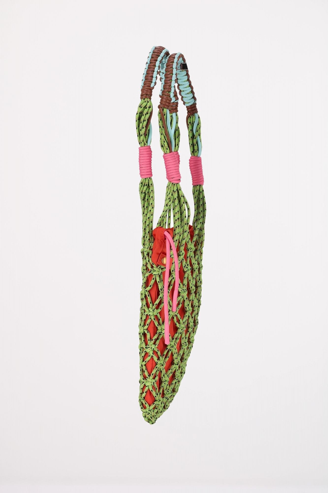 PINKO HAND POUCH CLASSIC en color VERDE (2)
