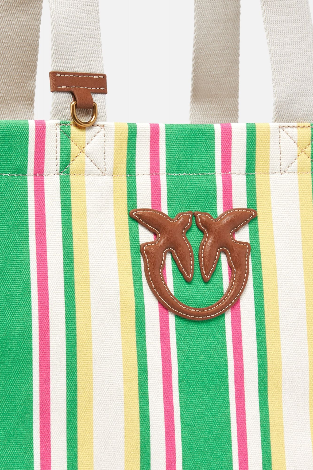 PINKO SHOPPING BAG EXTRA en color VERDE (3)