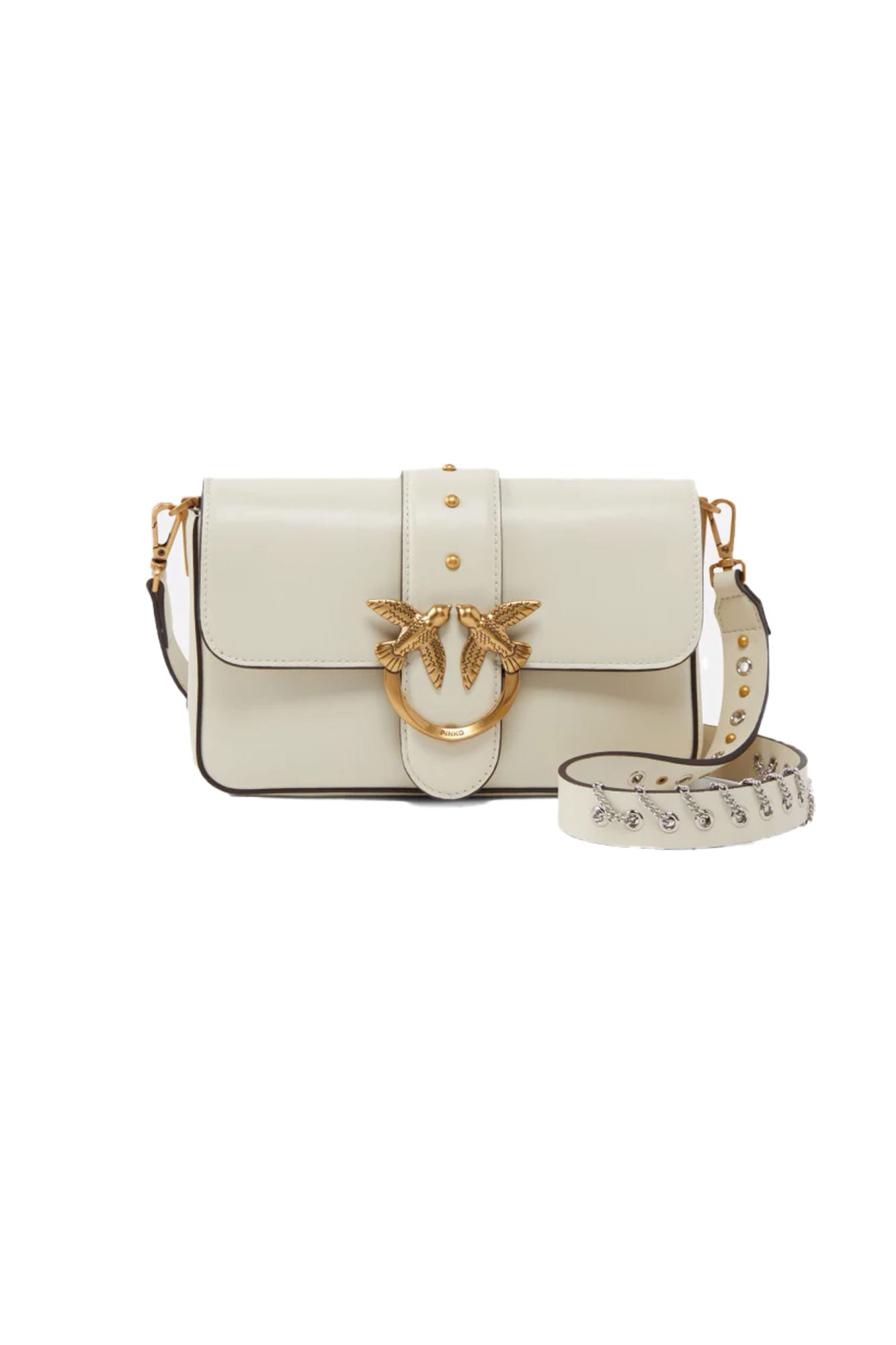 PINKO LOVE ONE MINI SLOUCHY en color BLANCO (1)