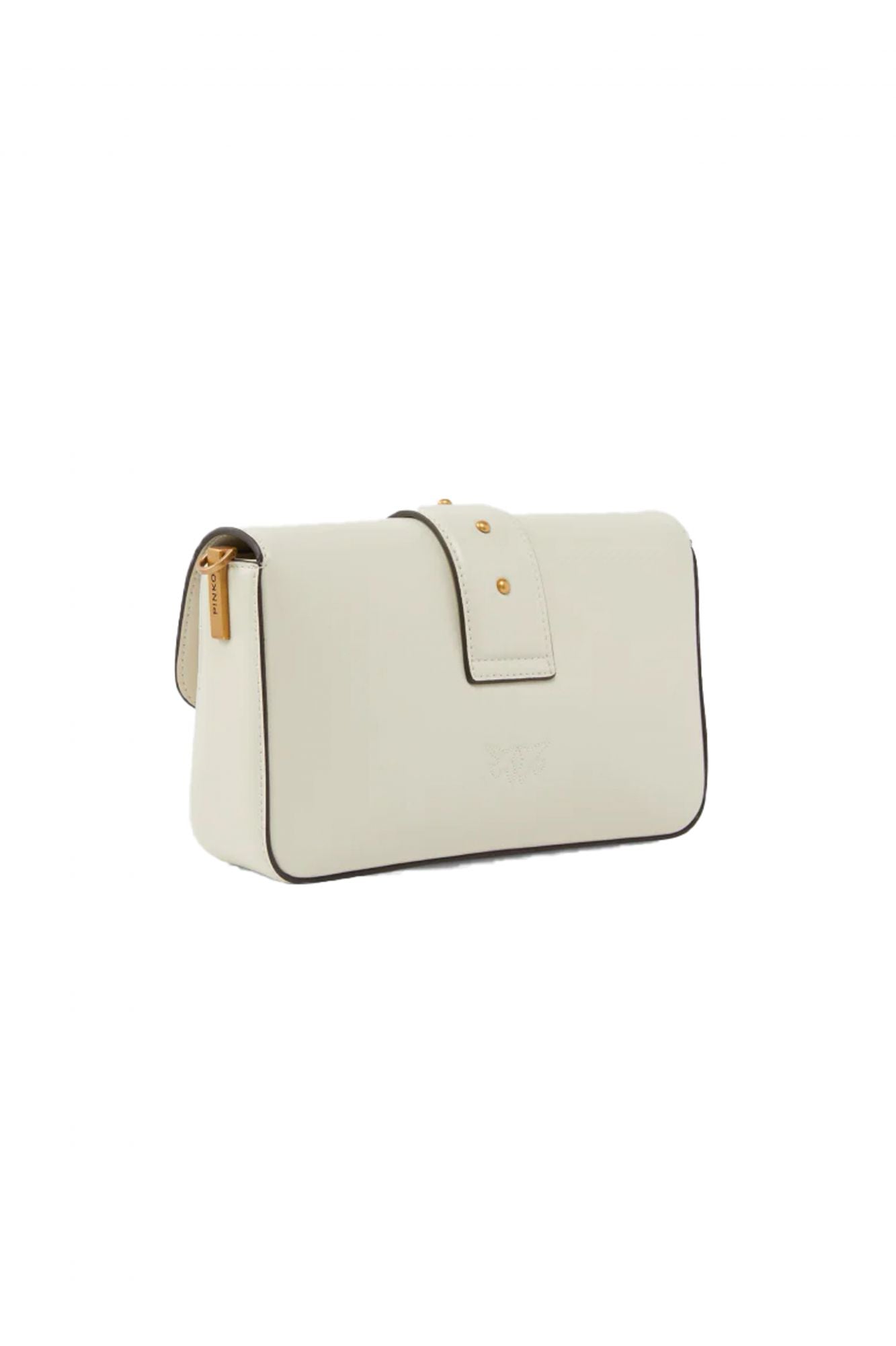 PINKO LOVE ONE MINI SLOUCHY en color BLANCO (2)