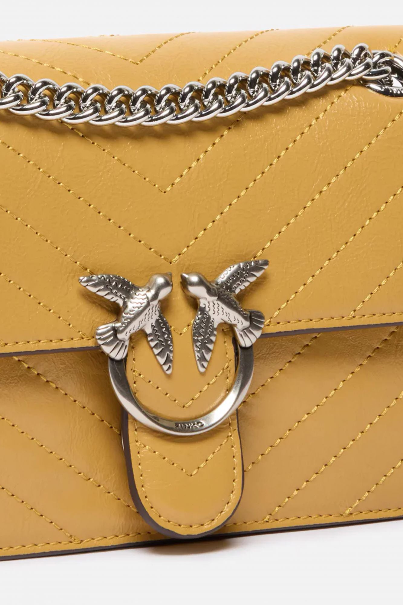 PINKO A2JC LOVE ONE LIGTH MINI en color AMARILLO (4)