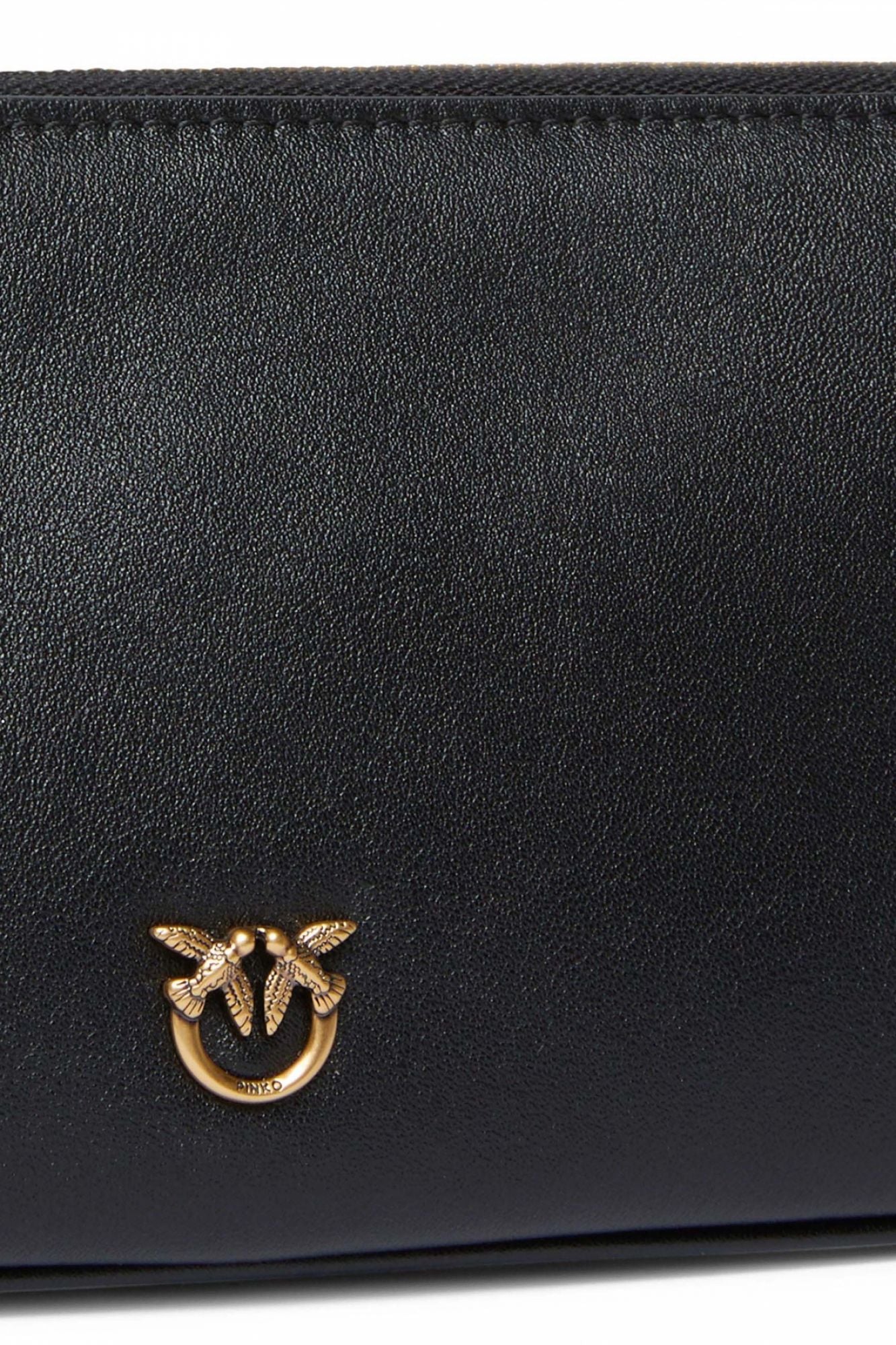 PINKO HALF MOON BAGUETTE MIN en color NEGRO (5)