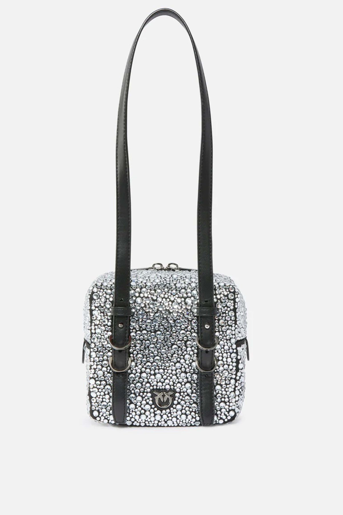 PINKO CUBIC BAG FULL en color PLATA (3)