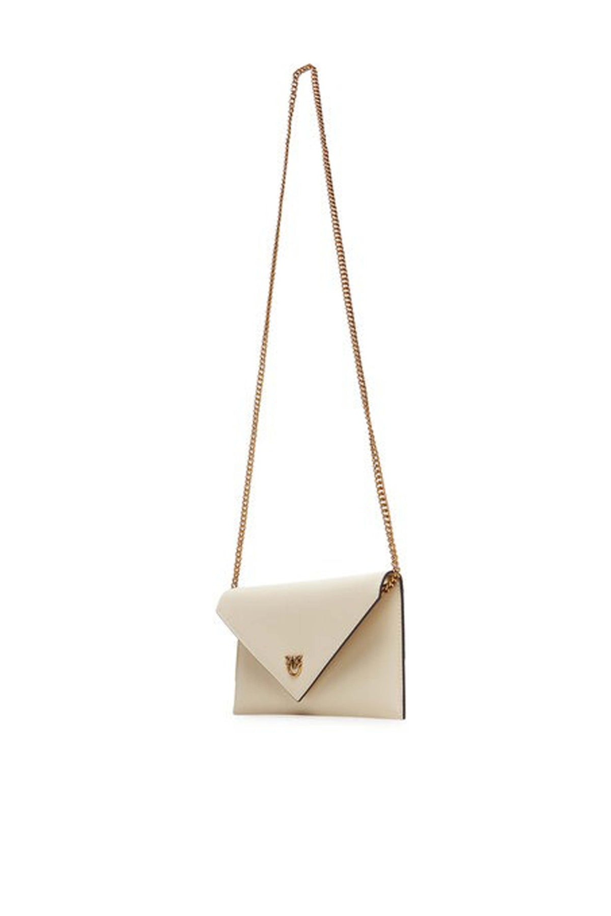 PINKO FLAT PURSE MINI en color BEIS (3)
