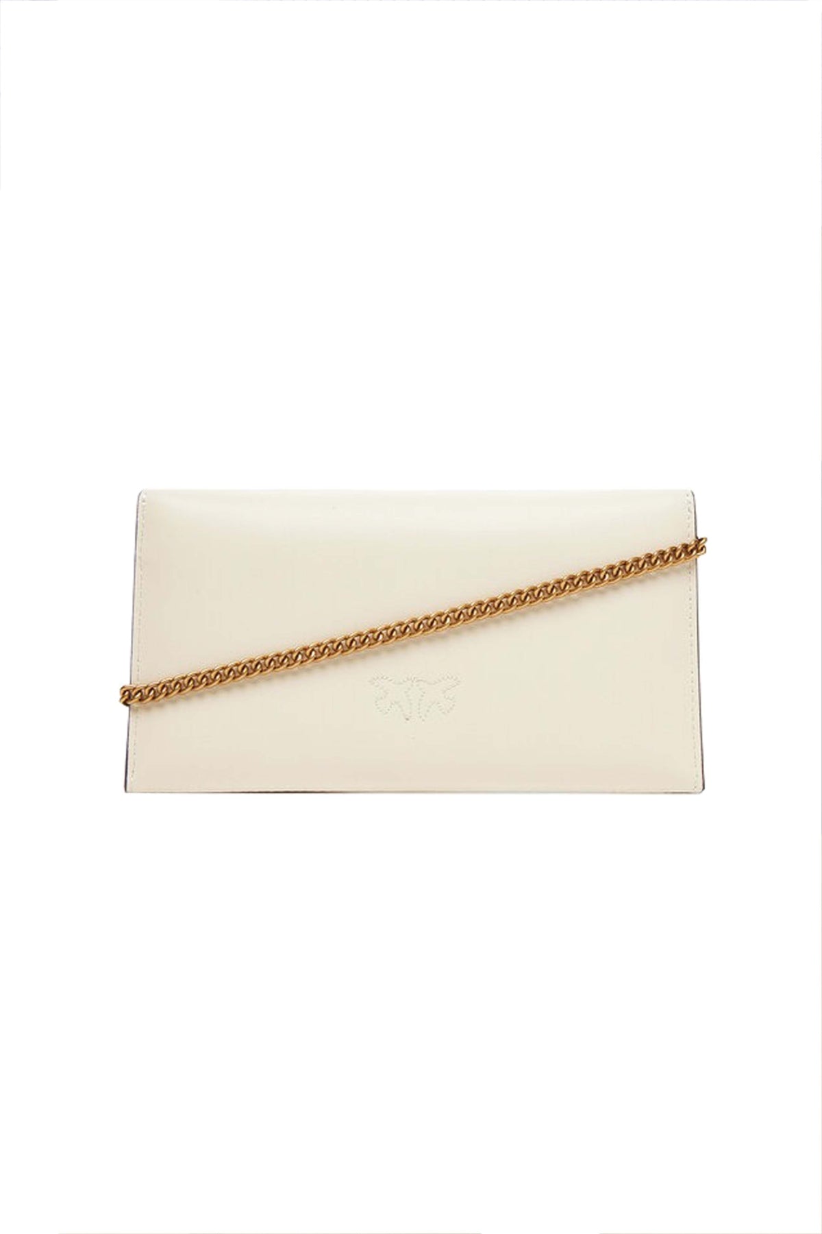 PINKO FLAT PURSE MINI en color BEIS (4)
