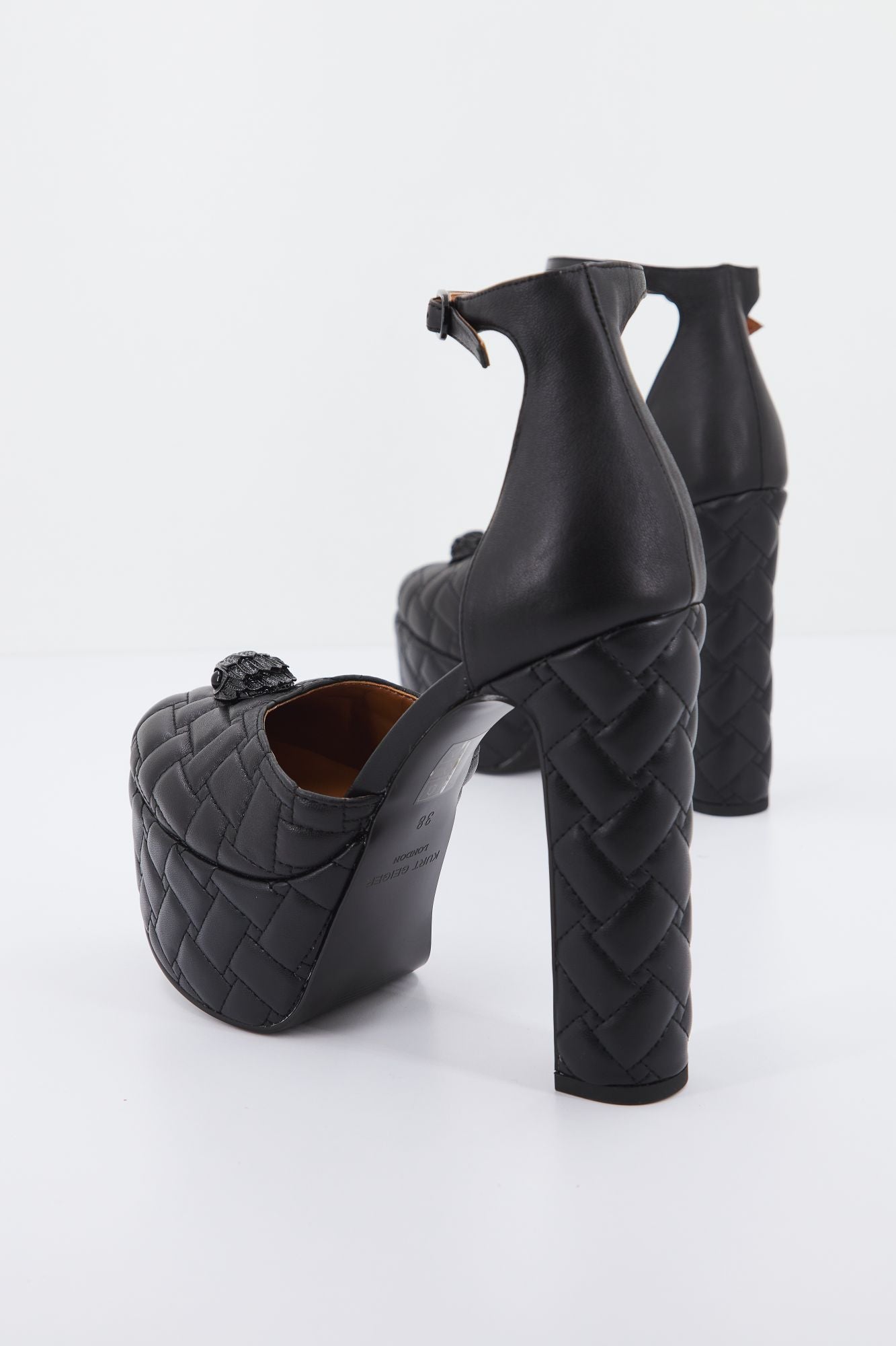 KURT GEIGER LONDON KENSINGTON PLATFORM en color NEGRO (2)