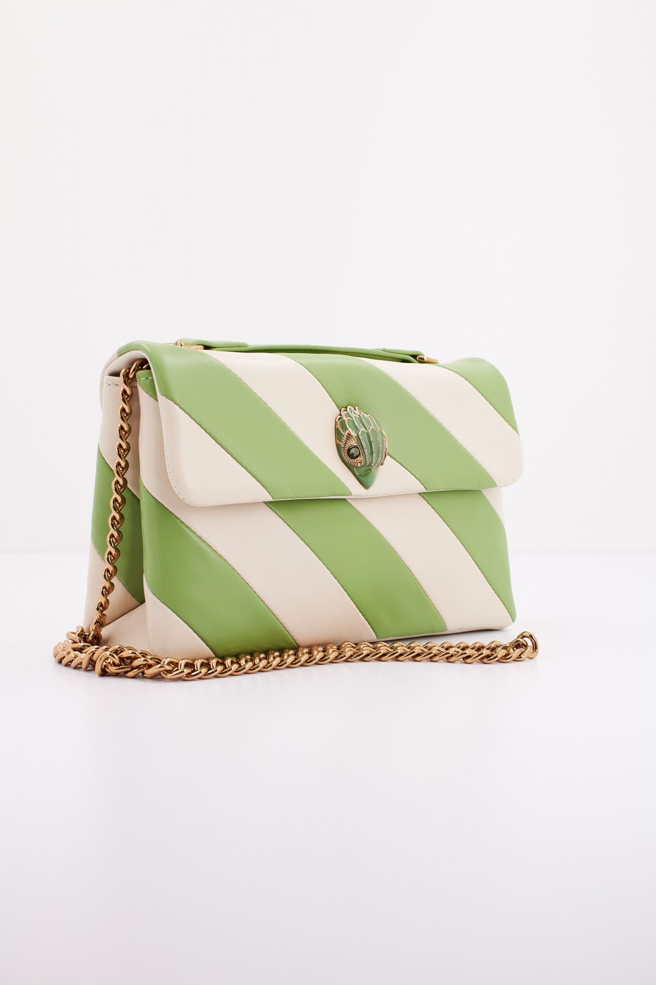 KURT GEIGER LONDON MD KENSINGTON BAG L en color VERDE (2)