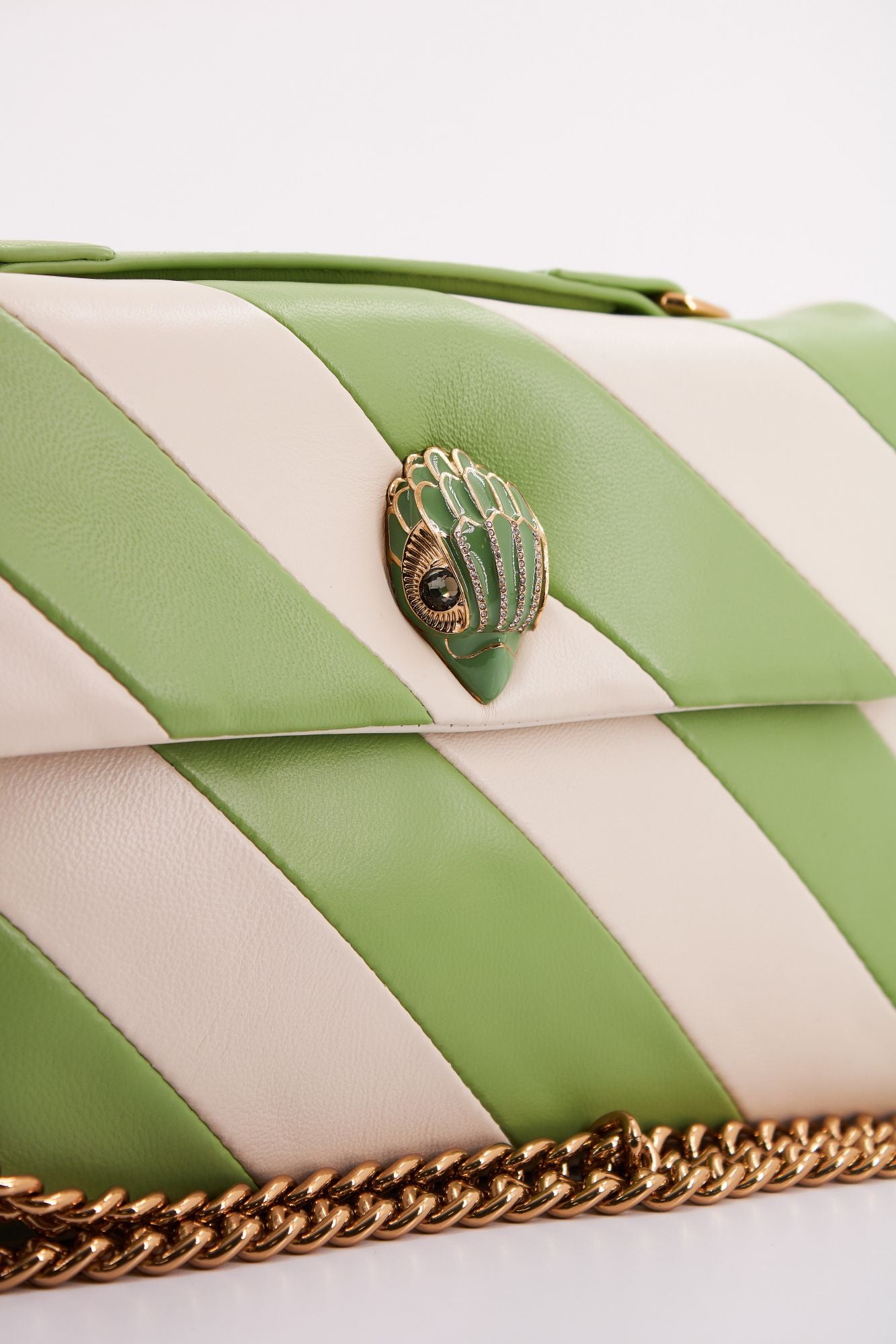 KURT GEIGER LONDON MD KENSINGTON BAG L en color VERDE (4)