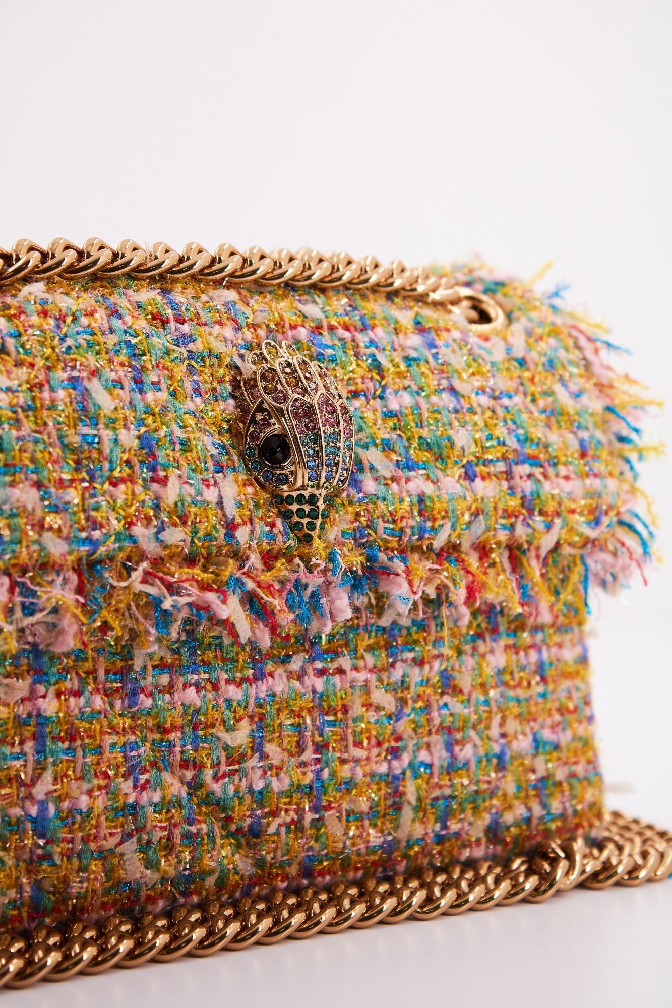 KURT GEIGER LONDON TWEED MINI KENSINGTON en color MULTICOLOR (4)