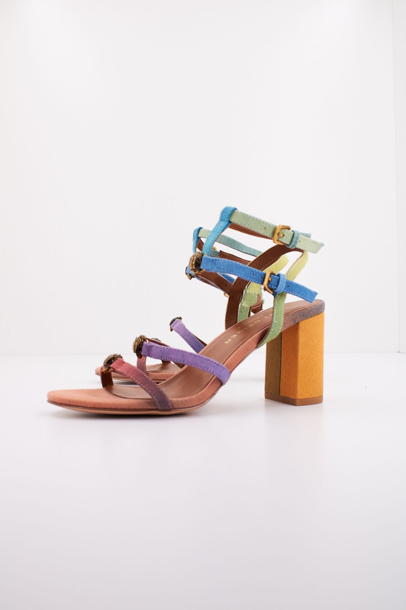 KURT GEIGER LONDON HAMPTON BLOCK GLADIATOR en color MULTICOLOR (2)